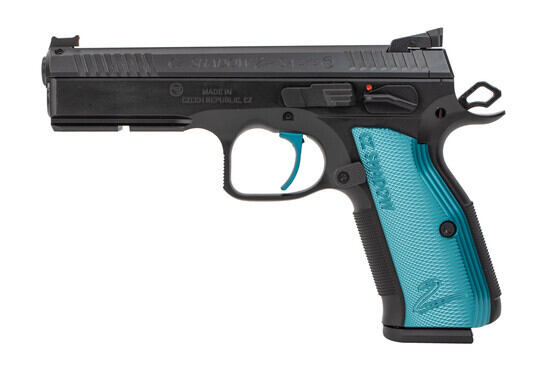CZ Shadow 2 9mm SA competition pistol features a 4.9" match grade barrel